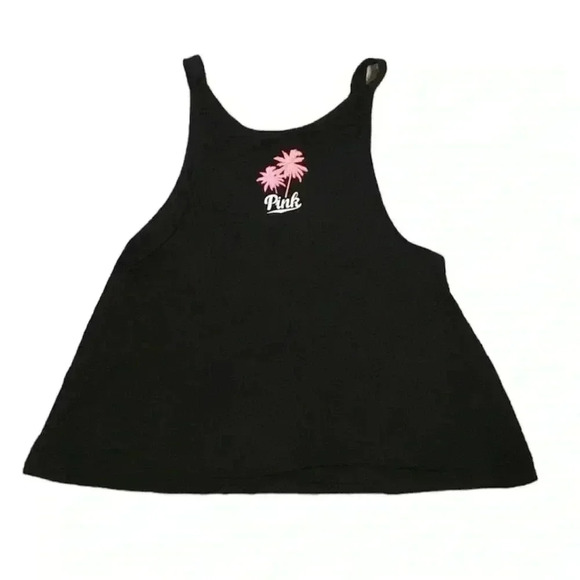 VICTORIAS SECRET PINK RESTING BEACH FACE TANK TOP 🌴 - Picture 2 of 3